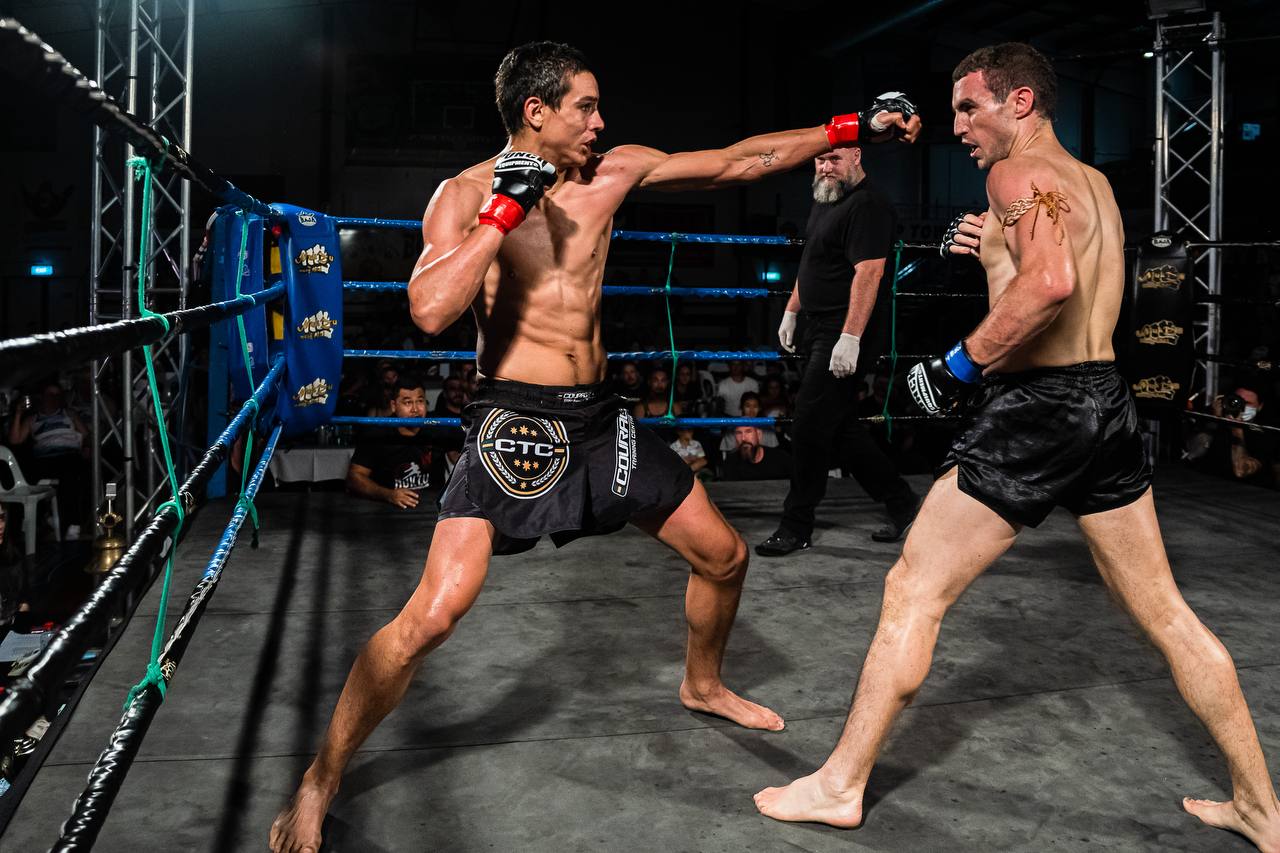Joseph in his early fight career