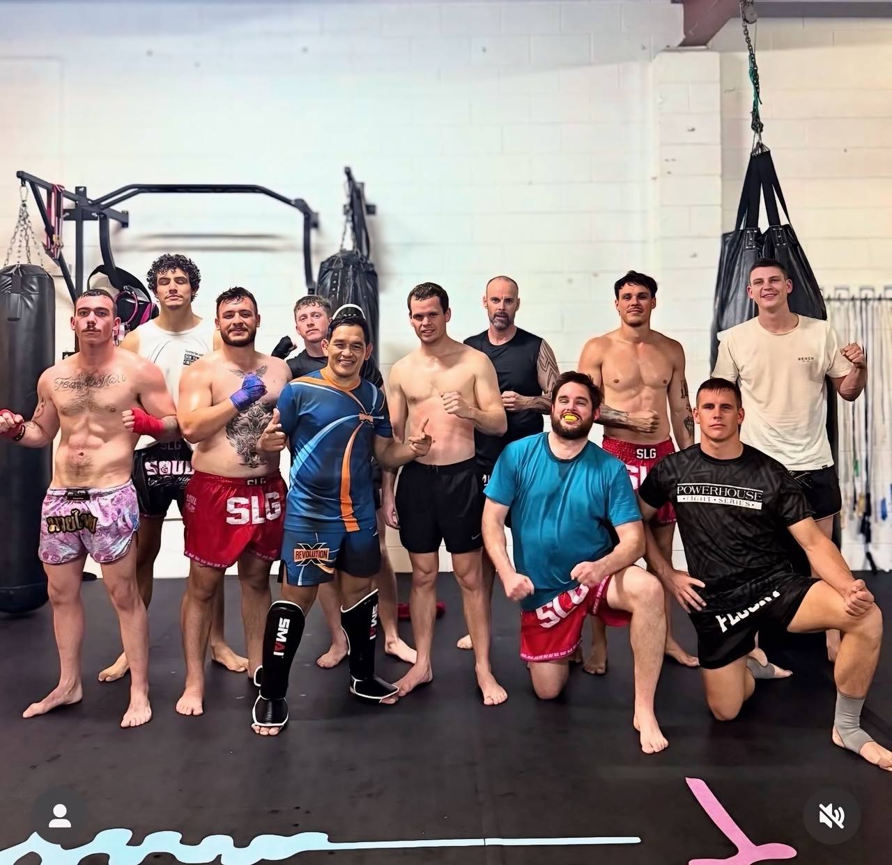 Adult men group photo