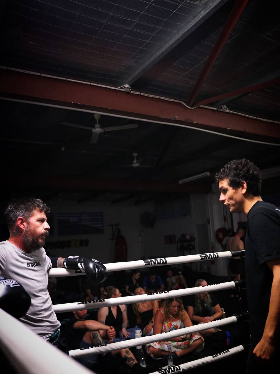 Ringside corner talk