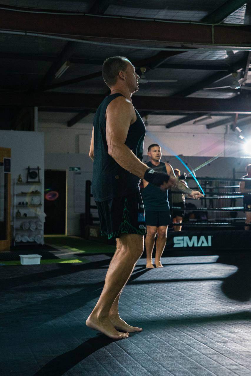 Skipping rope training